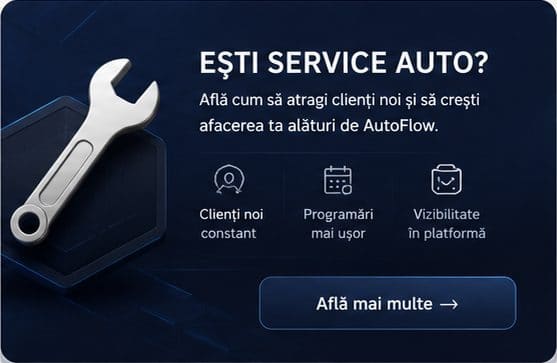 Ești service auto? Devino partener AutoFlow