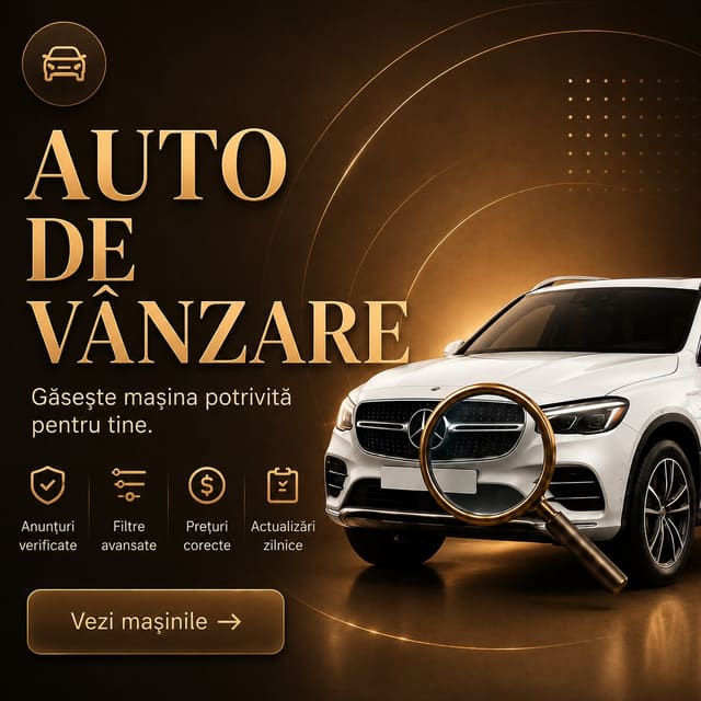 Auto de vânzare — publici rapid și vinzi mai simplu